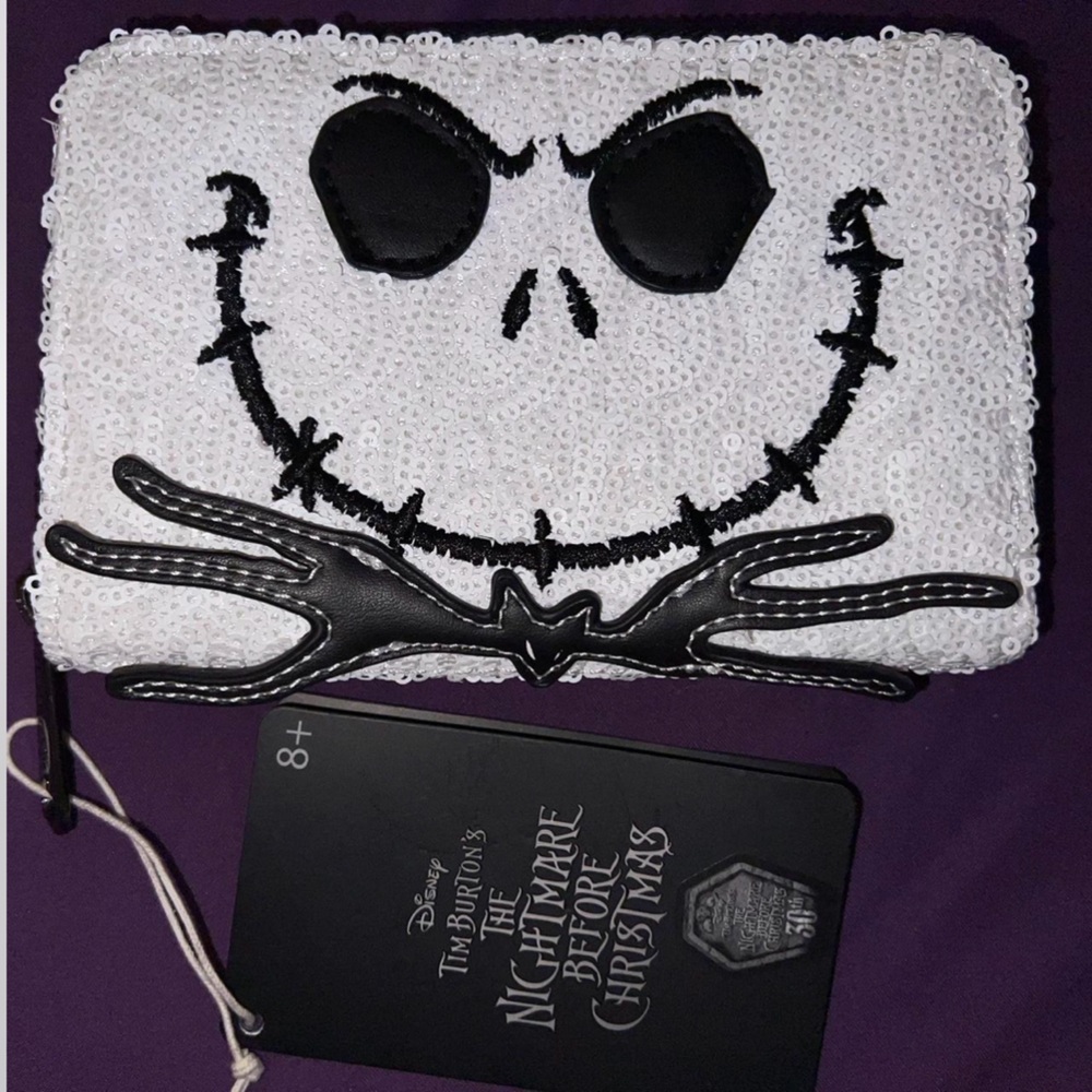 Disney The Nightmare Before Christmas Sequin Wallet